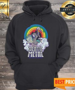 Death Metal Unicorn Reaper Halloween Hoodie