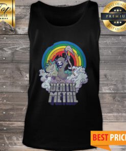 Death Metal Unicorn Reaper Halloween Tank Top