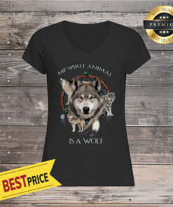 Details About Dream Catcher Wolf Wolves American Spirit Animal Cool Ladie Tee