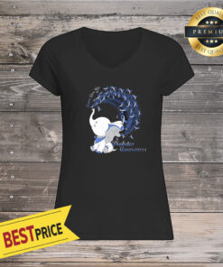 Elephant Cartoon Never Give Up Survvor Diabetes Awareness Ladie Tee