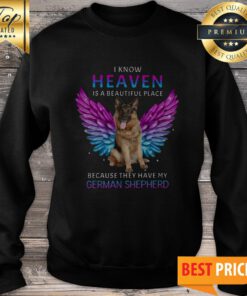 Heaven Old German Shepherd Dog Sweatshirt