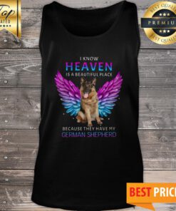 Heaven Old German Shepherd Dog Tank Top