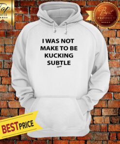 Holy Flaps I Was Not Made To Be Fucking Subtle Canvas Cushion Cover Hoodie