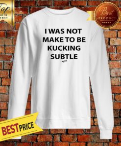 Holy Flaps I Was Not Made To Be Fucking Subtle Canvas Cushion Cover Sweatshirt