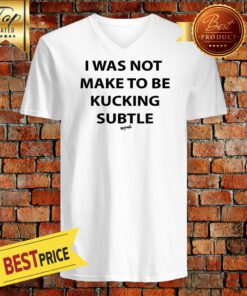 Holy Flaps I Was Not Made To Be Fucking Subtle Canvas Cushion Cover V-neck
