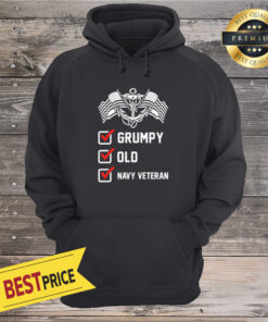 Hot Grumpy Old Navy Veteran Anchor Hoodie