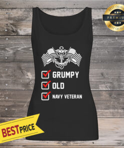 Hot Grumpy Old Navy Veteran Anchor Tank Top