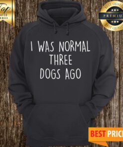 I Was Normal Three Dogs Ago Outfit Hoodie