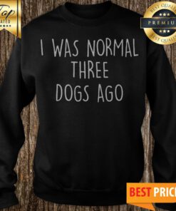 I Was Normal Three Dogs Ago Outfit Sweatshirt
