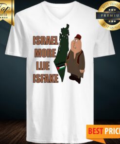 Israel More Like Is Fake Palestine Flag Map V-neck