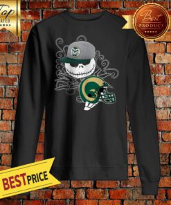 Jack Skellington Colorado State Rams Logo Sweatshirt