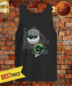 Jack Skellington Colorado State Rams Logo Tank Top