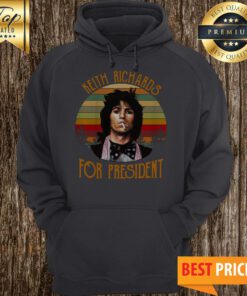 Keith Richards For President Vintage Hoodie