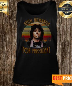 Keith Richards For President Vintage Tank Top