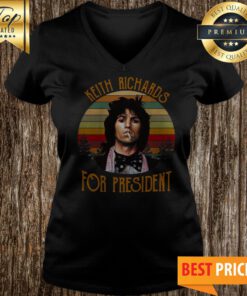 Keith Richards For President Vintage V-neck