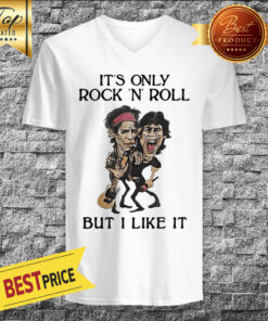Mick Magger And Keith Richards It's Only Rock N Roll But I Like It V-neck