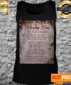 Missing You At Christmas Tank Top