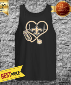 New Orleans Saints Nurse Headphone Tank Top