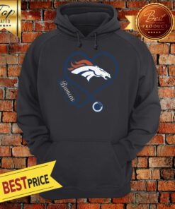 Nurse Denver Broncos Heart Hoodie