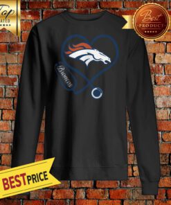 Nurse Denver Broncos Heart Sweatshirt
