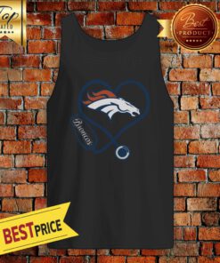 Nurse Denver Broncos Heart Tank Top
