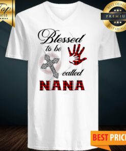 Official Blessed To Be Called Nana V-neck