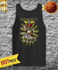 Official Bon Jovi Guitar Signature Tank Top