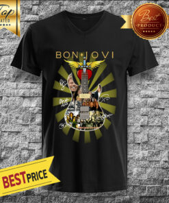 Official Bon Jovi Guitar Signature V-neck