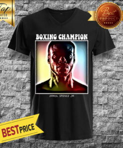 Official Boxing champion Errol Spence Jr Colorful V-neck