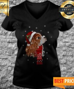 Official Cavalier King Charles Spaniel Christmas V-neck