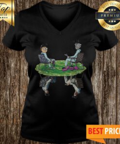 Official Halloween Rick And Morty Kansas V-neck