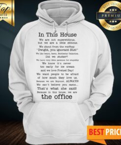 Official In This House Friends Hoodie