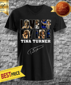 Official Love of My Life Tina Turner Signature V-neck