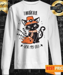 Official Thankful for My Cat Sweatshirt