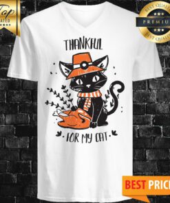 Official Thankful for My Cat V-neck