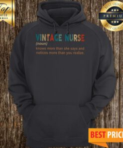 Official Vintage Nurse Hoodie