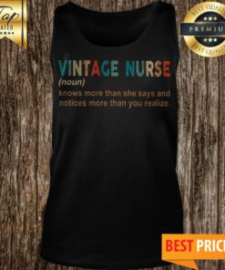 Official Vintage Nurse Tank Top
