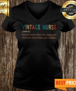 Official Vintage Nurse V-neck