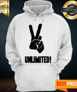 Peace Sign Hand Unlimited Hoodie