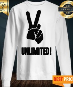 Peace Sign Hand Unlimited Sweatshirt