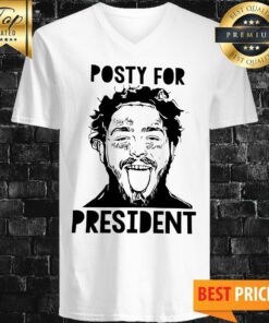 Posty For President Post Malone V-Neck