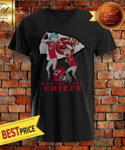 Rick And Morty Kansas City Chiefs V-neck