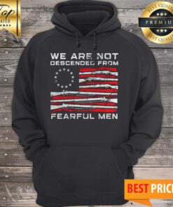 Rush Limbaugh We Are Not Descended From Fearful Men Hoodie