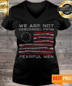 Rush Limbaugh We Are Not Descended From Fearful Men V-neck