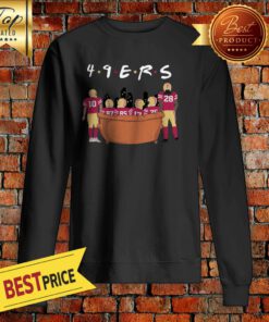 San Francisco 49ers Friends TV Show Sitting On The Sofa Sweatshirt