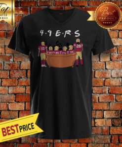 San Francisco 49ers Friends TV Show Sitting On The Sofa V-neck