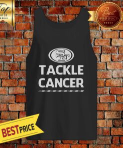 San Francisco 49ers Tackle Cancer Tank Top