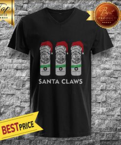 Santa Claws Crewneck Christmas V-neck