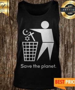 Save The Planet-Trash Religion Tank Top