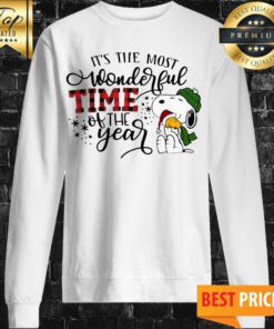 Snoopy Christmas It's The Most Wonderful Time Of The Year Sweatshirt